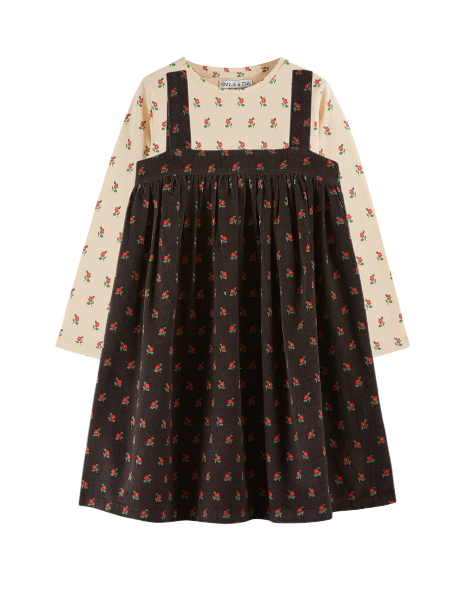 Emile & Ida Poppy Noir Jumper w/ Tee