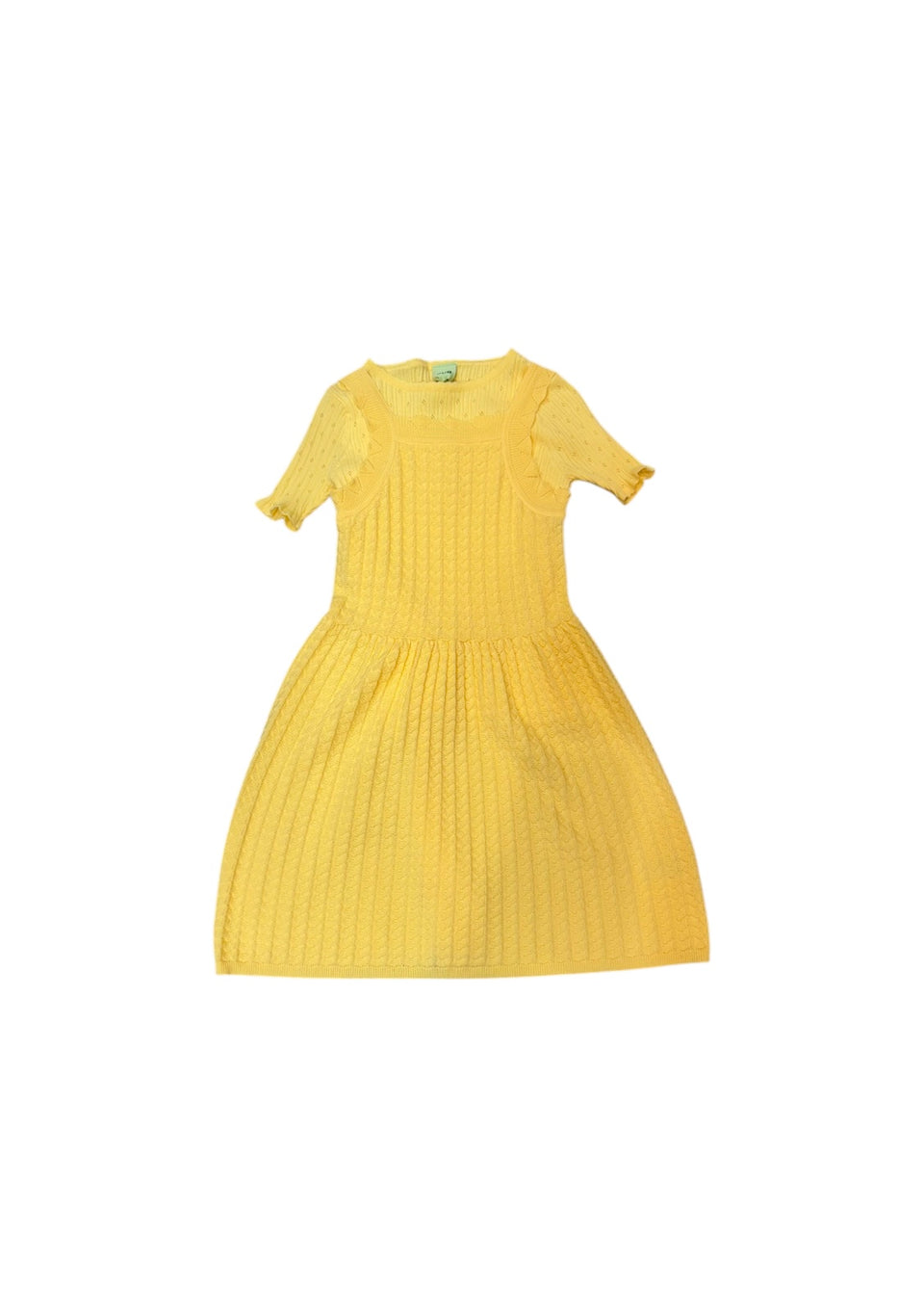 Fub Vanilla Pointelle Tee w/ Summer Dress Set