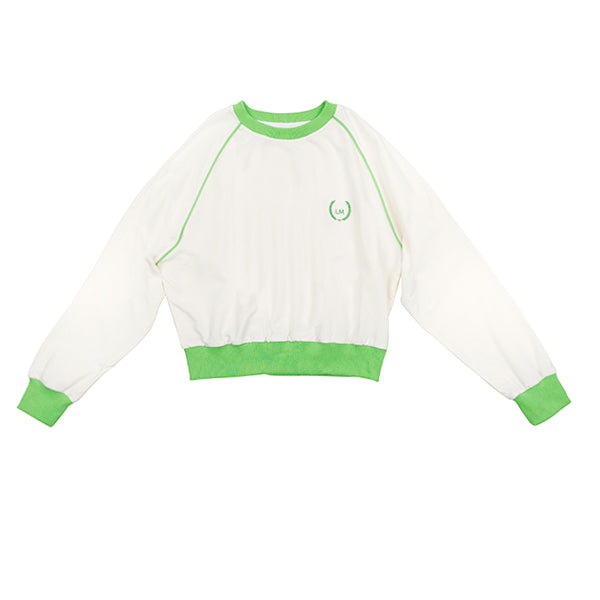 Luna Mae Lime Wren Logo Sweatshirt