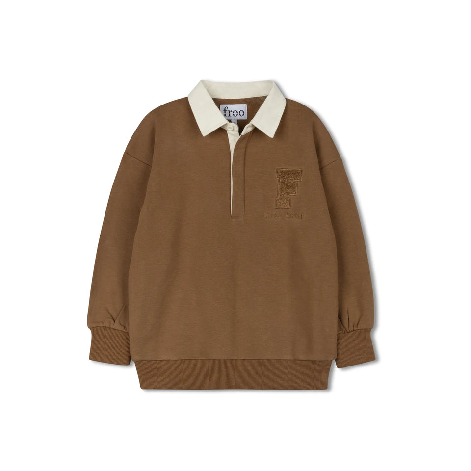 Froo Brown Toffee Terry Polo
