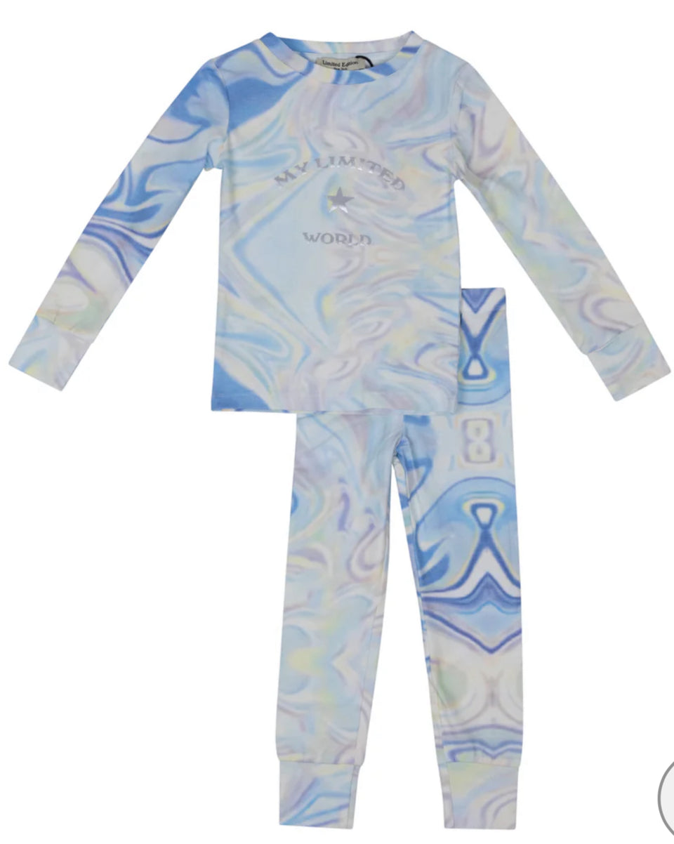 Limited Edition Blue Iridescent Print Pjs