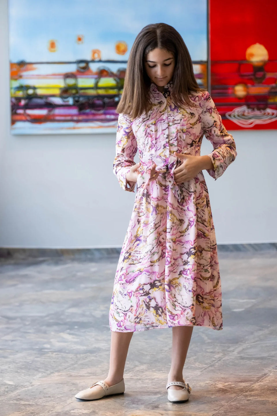 Luumette Candy Marble Dress