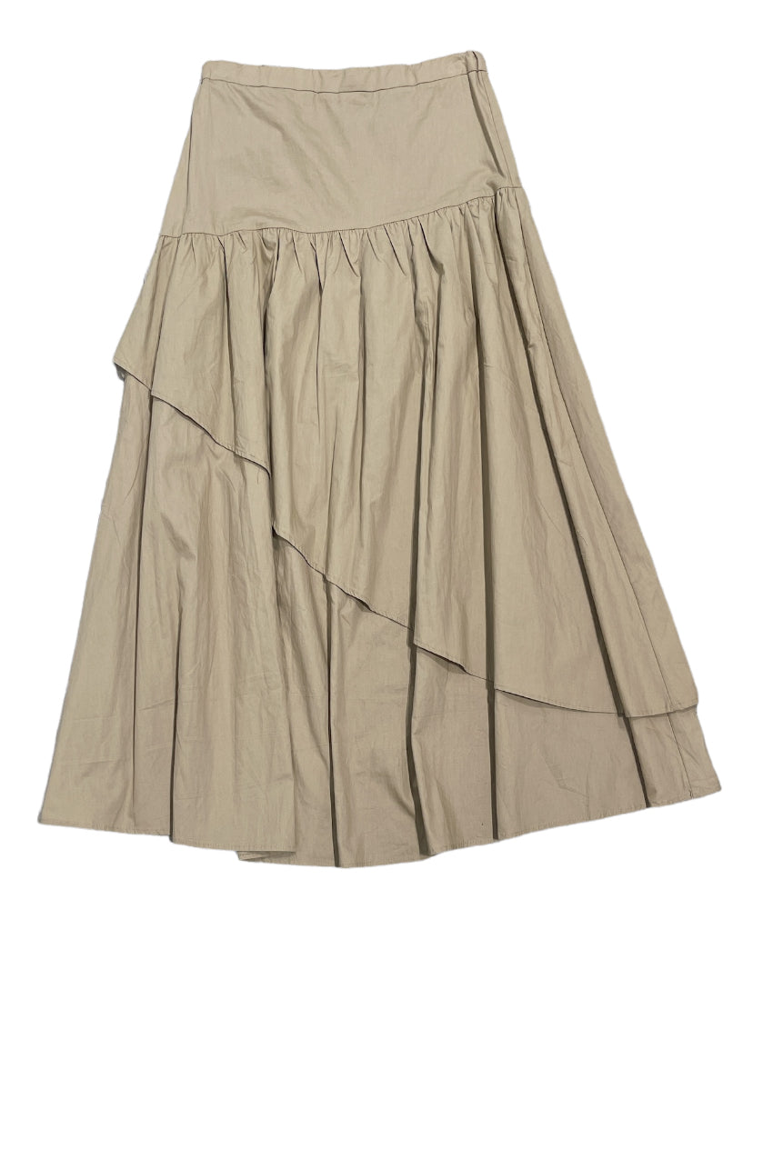 Hev Tan Ruffled Maxi Skirt