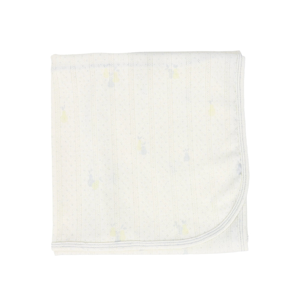 Bebe Jolee Blue Fruit Dot Blanket
