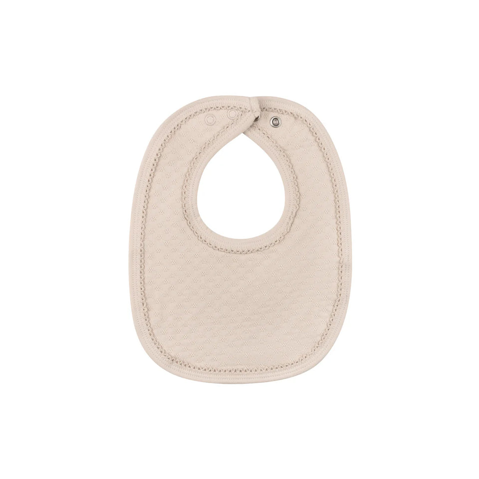 Ely’s & Co. Tan Pointelle Star Bib