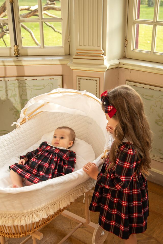 Patachou Balmoral Red Tartan Baby Dress