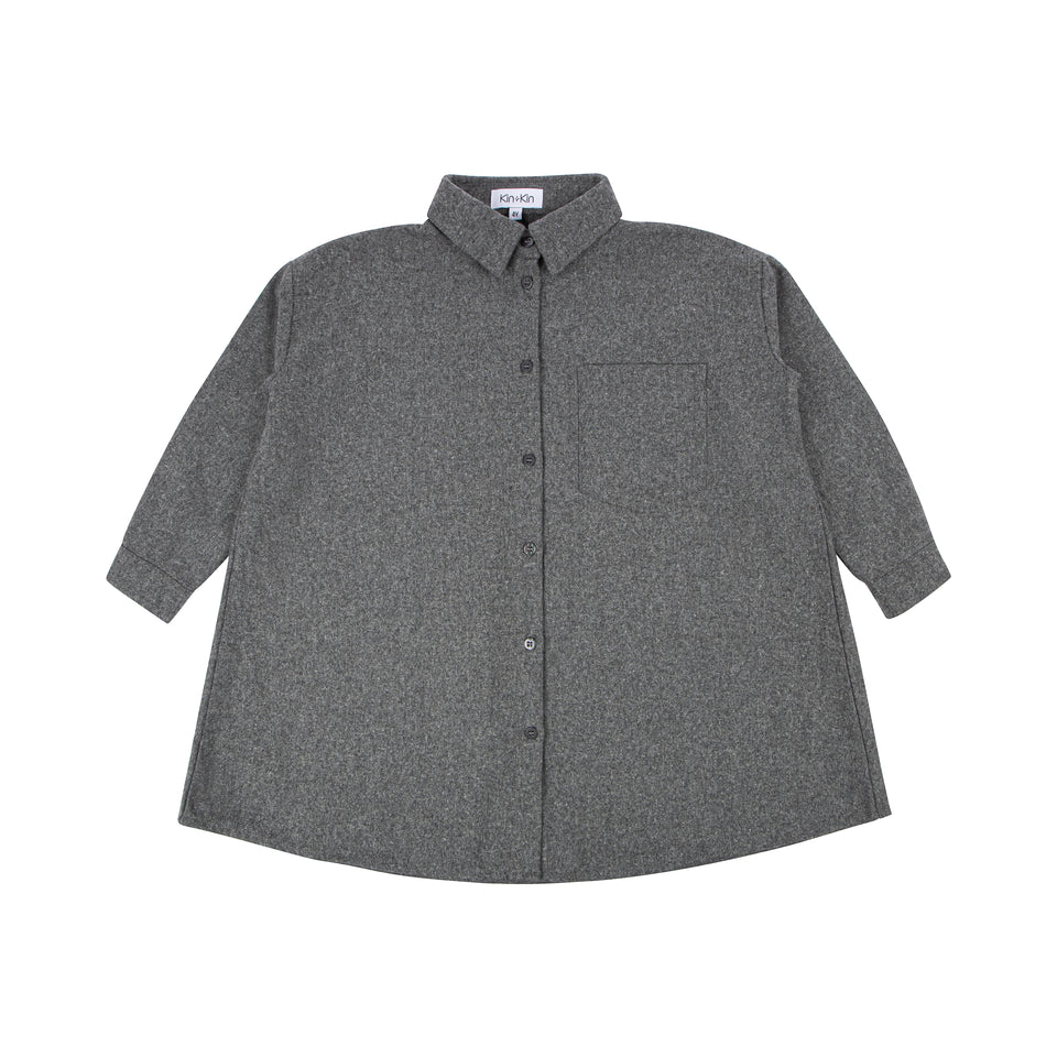 Kin+Kin Grey Shirt Dress