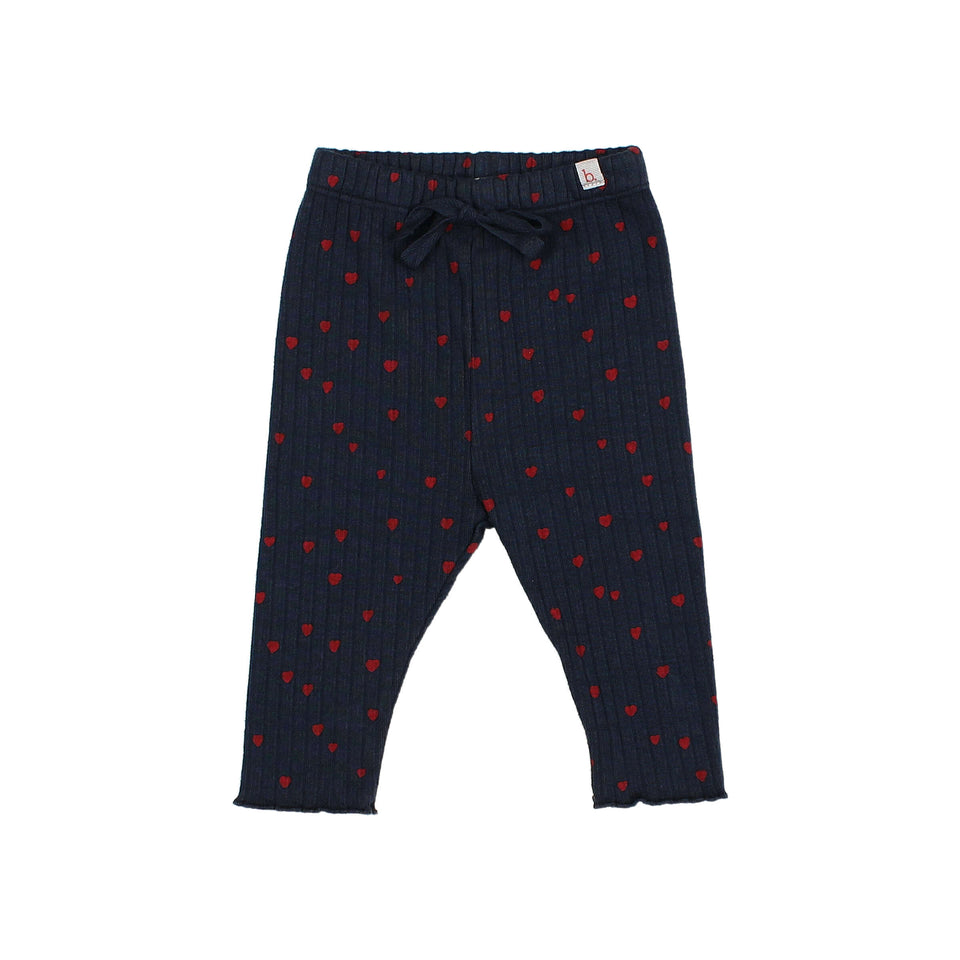 Buho Cherry Sweatshirt Navy Legging Set