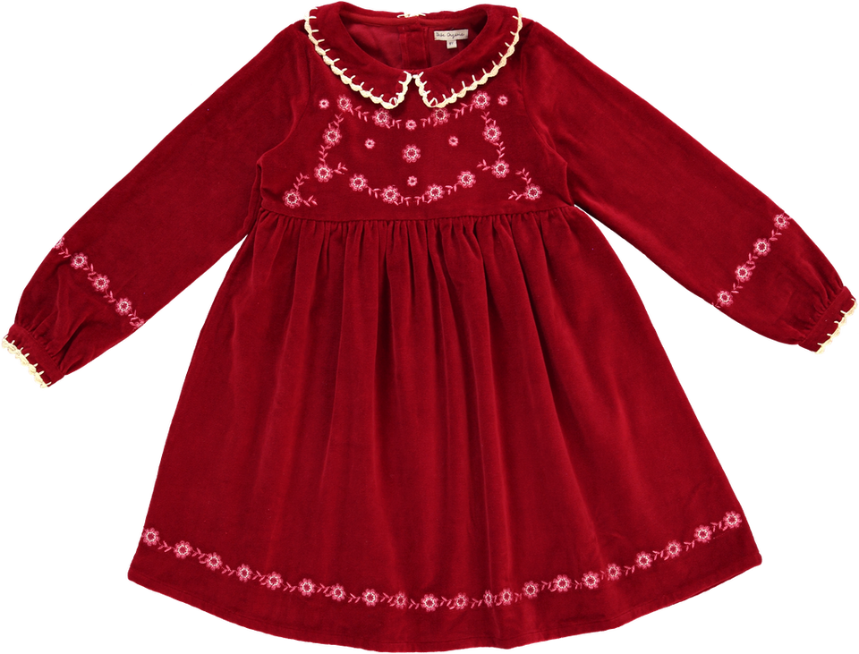 Bebe Organic Millie Red Flame Dress