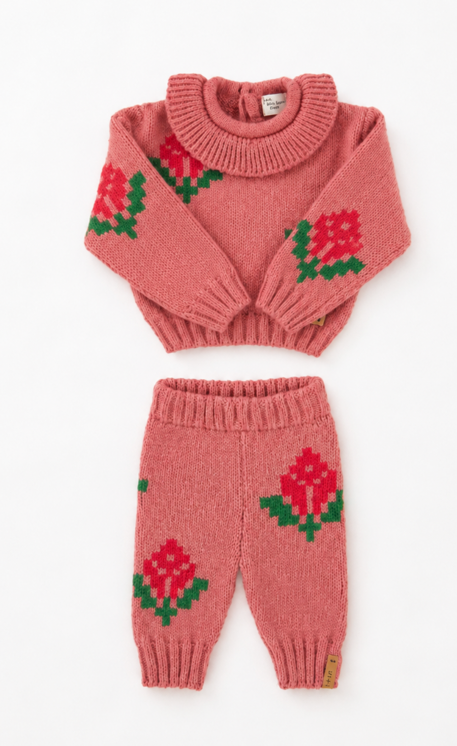 Piupiuchick Jacquard Sweater Set