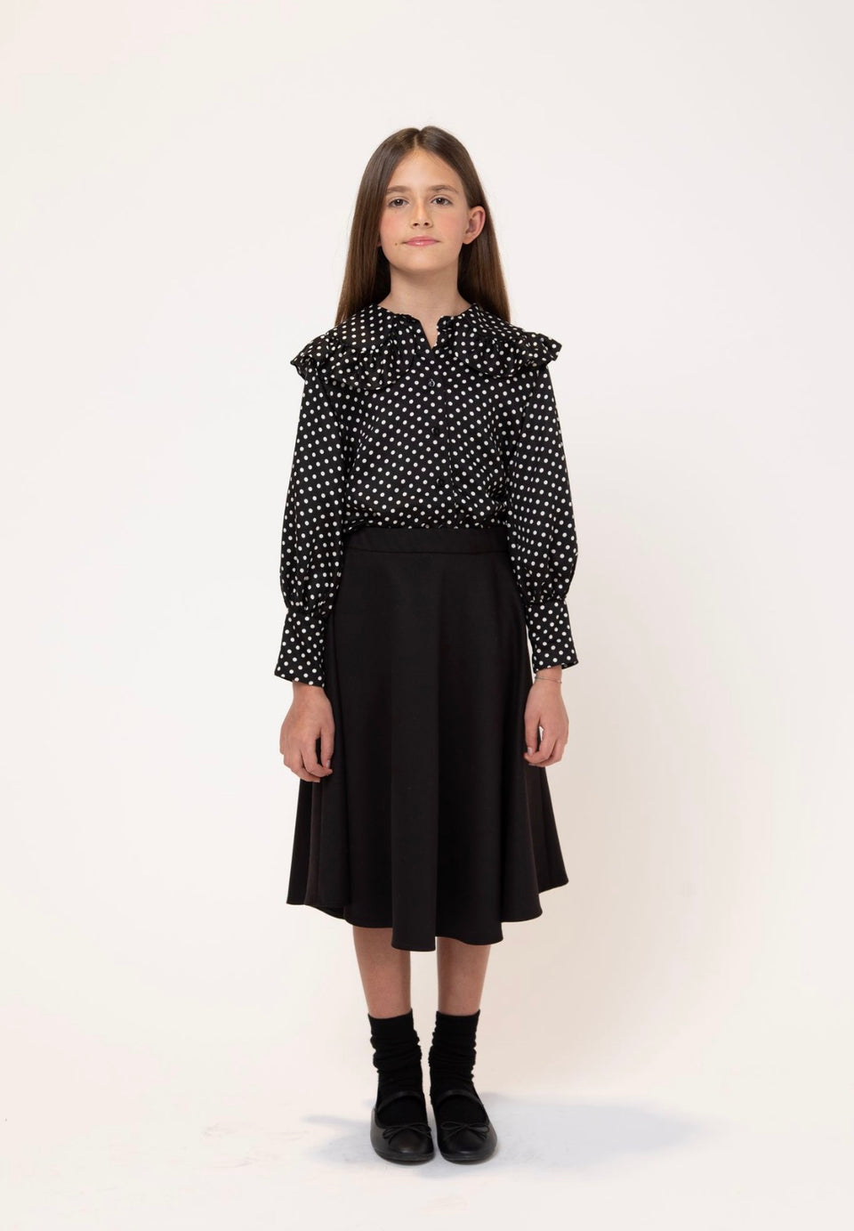 Piccola Ludo Pois Panna Tania Shirt