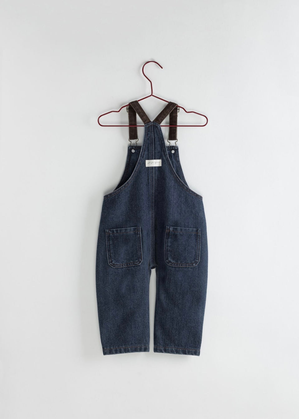 Please Mom Denim Barrel Overall