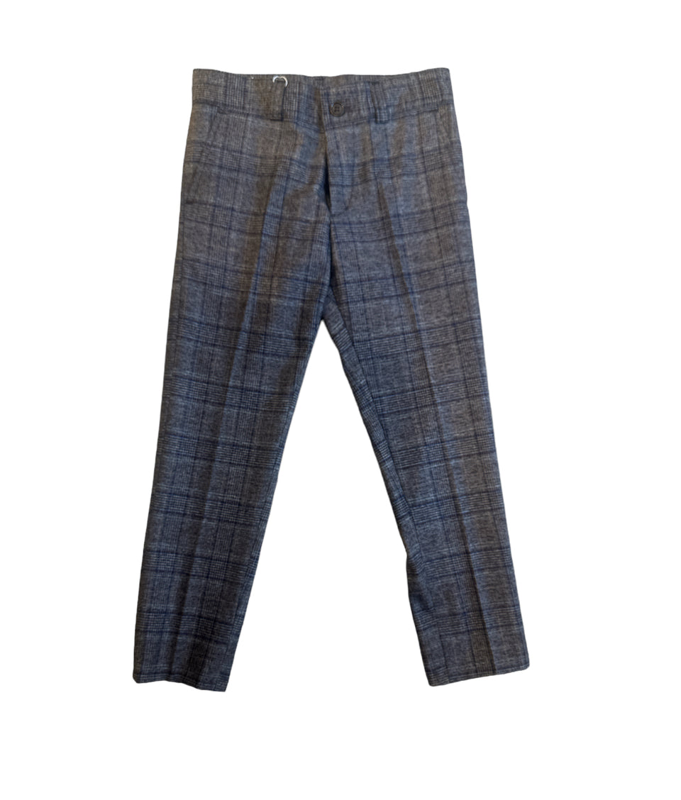Nove Brown/Blue Plaid Dress Pants
