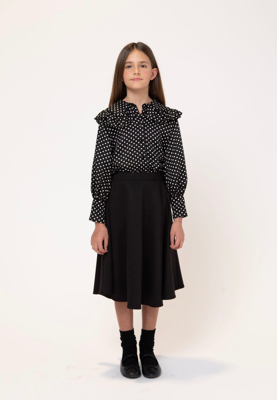 Piccola Ludo Nero Long Happy Skirt