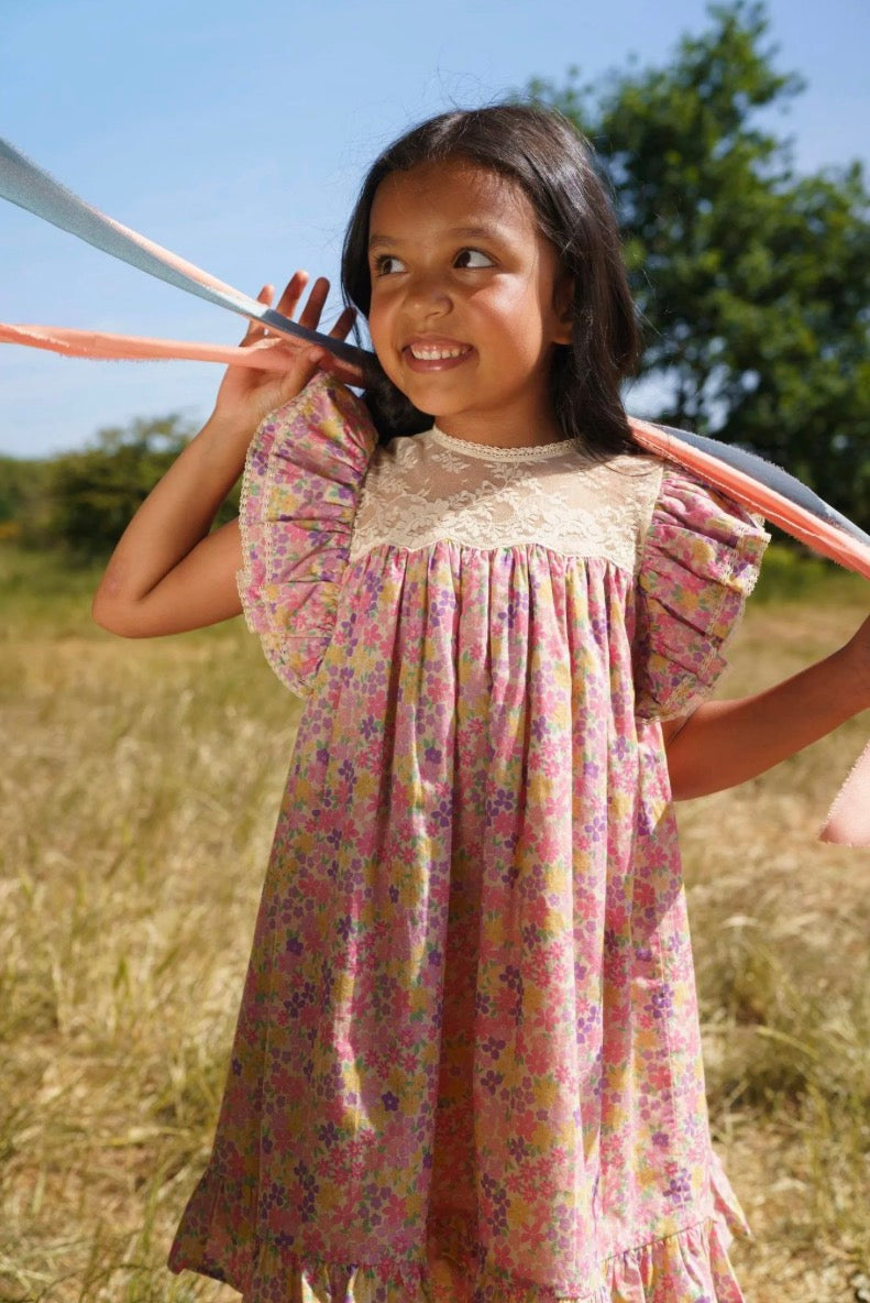 Early Sunday Emma Floral Purple Sita Dress