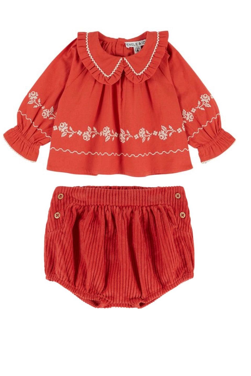 Emile & Ida Griotte Embroidered Set