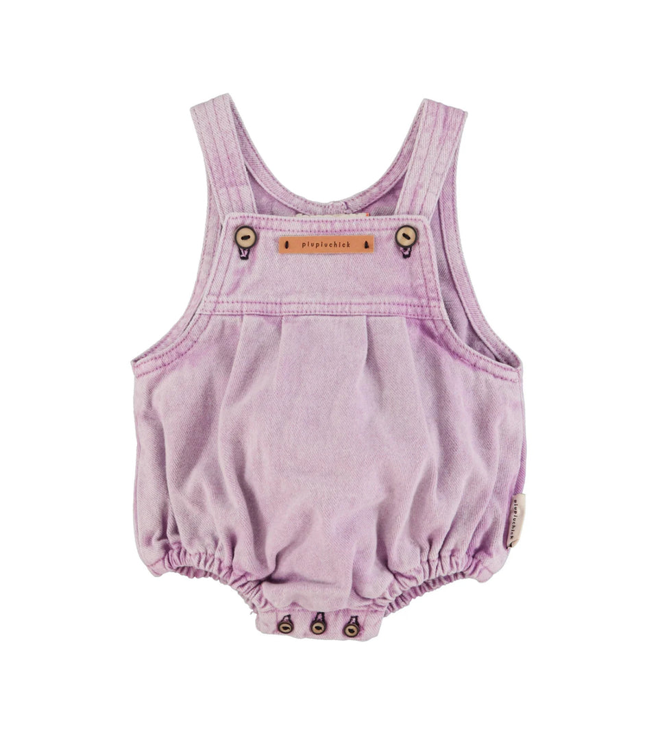 Piupiuchick Lilac Denim Romper