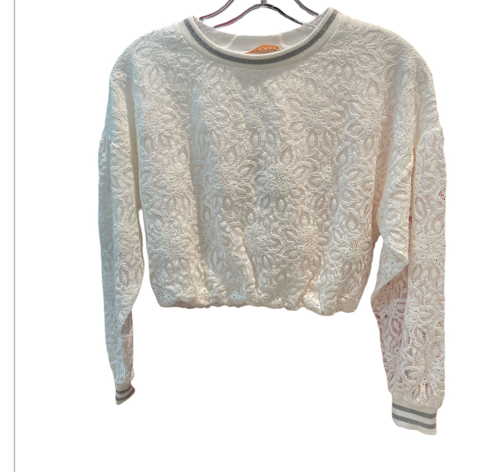 Please Off White Top