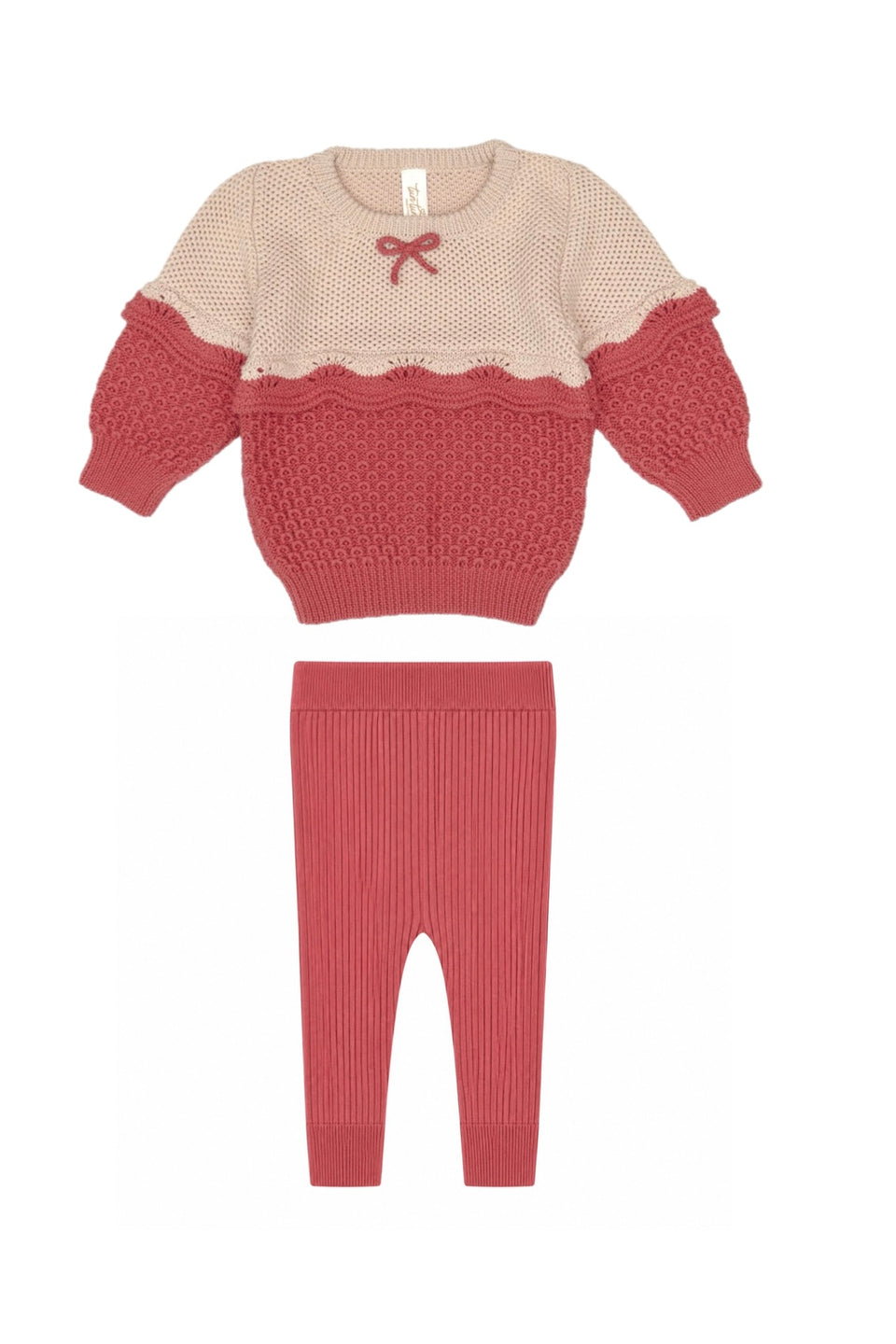 Tun Tun Amelie Shell Pink/ Rose Red Set