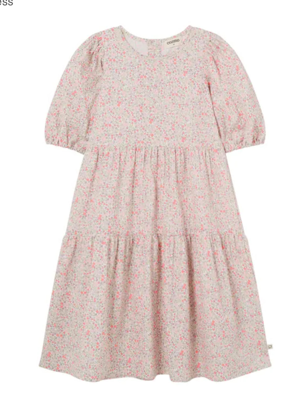 Cozmo Coral Floral Dress