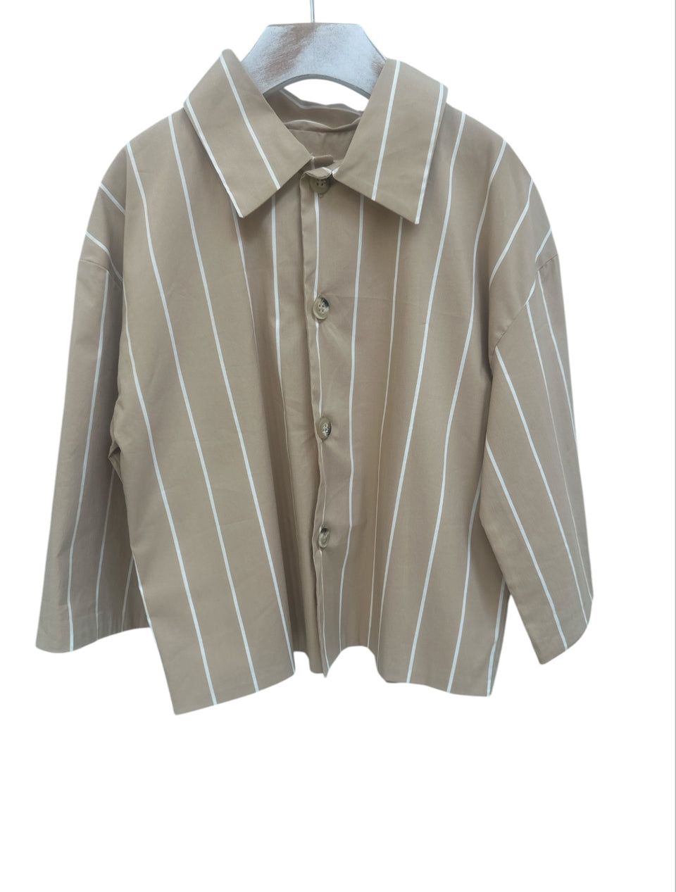 Be for all Brown Striped Shirt