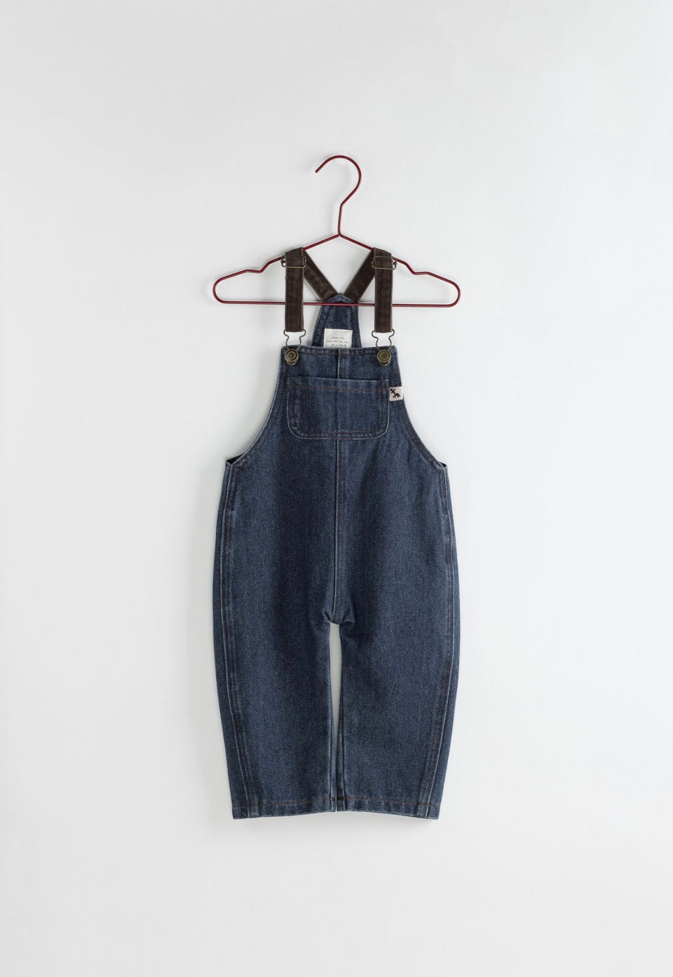 Please Mom Denim Barrel Overall
