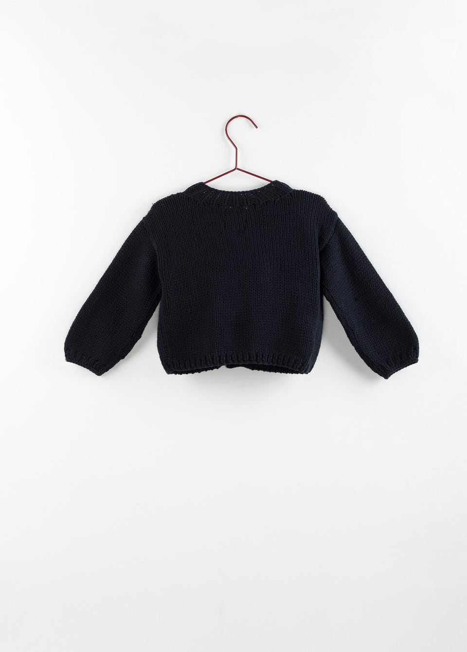 Please Mom Navy Knit Cardigan-Size Up 2 Sizes