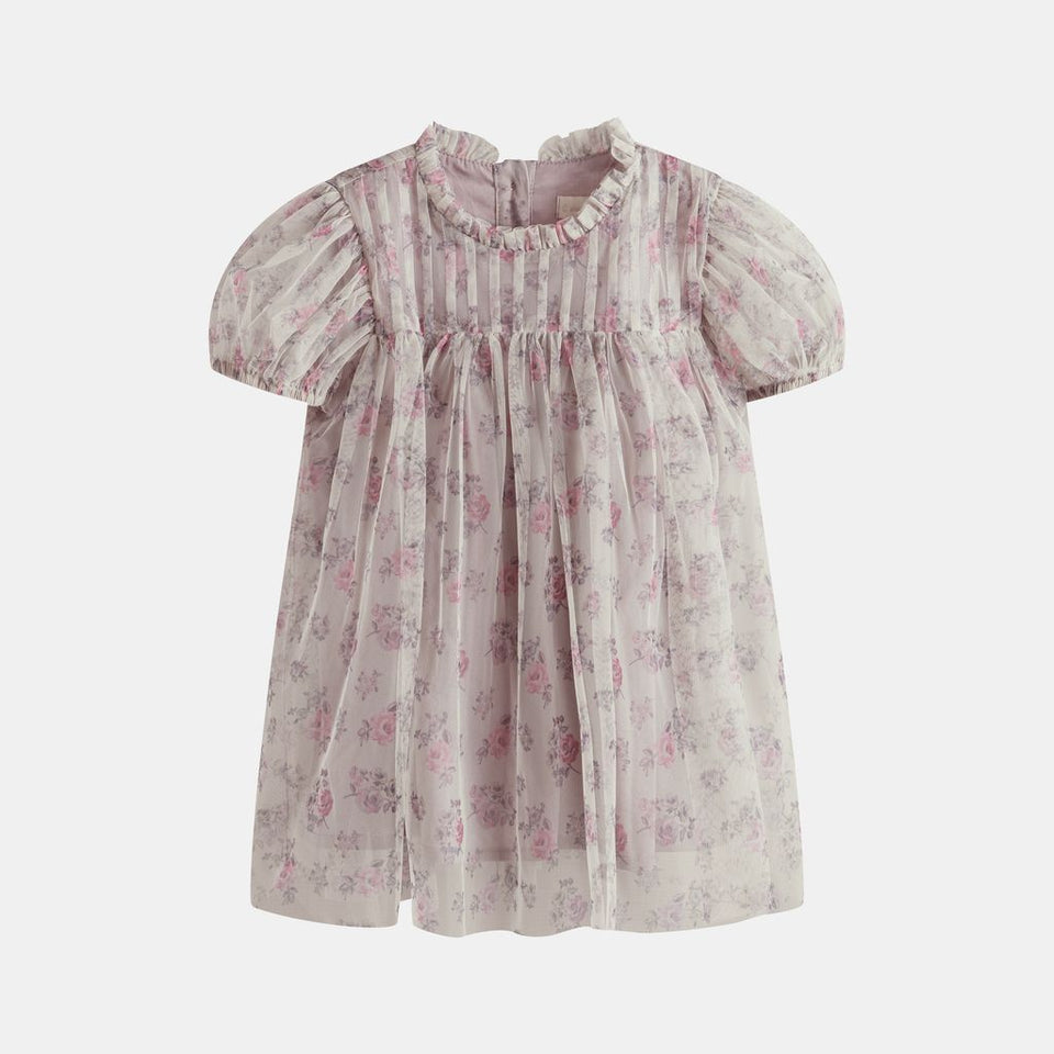 Cera Una Volta Kate Pink Roses Baby Dress