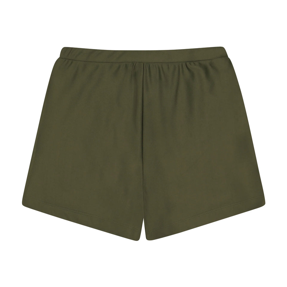 Sparrow Kids Hunter Green Teen Girls Swim Shorts