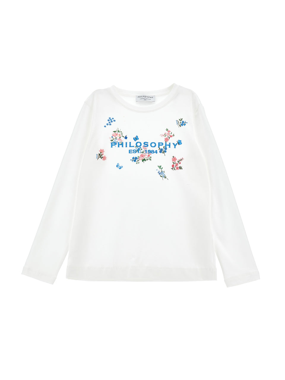 Philosophy Panna L/S Floral Logo Tee