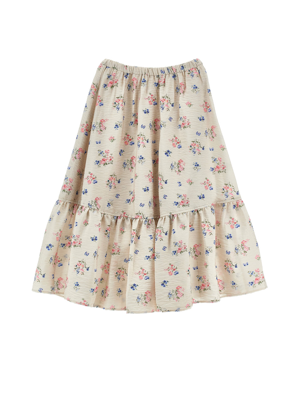 Philosophy Ecru Long Floral Skirt