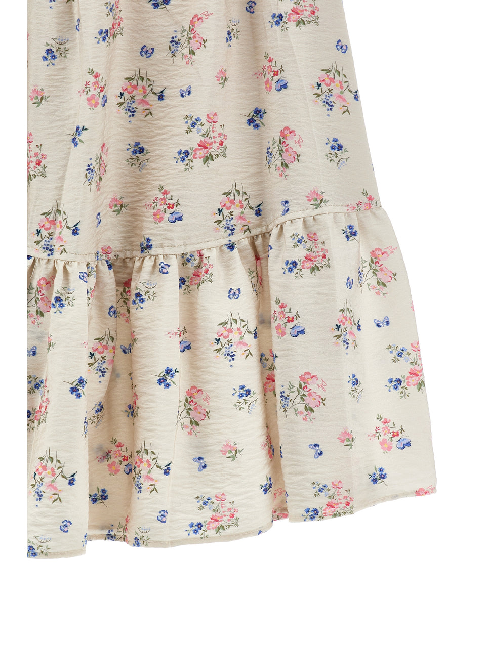 Philosophy Ecru Long Floral Skirt