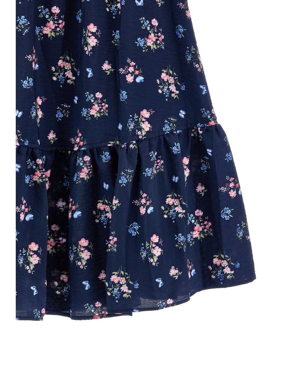 Philosophy Blue Navy Long Floral Skirt