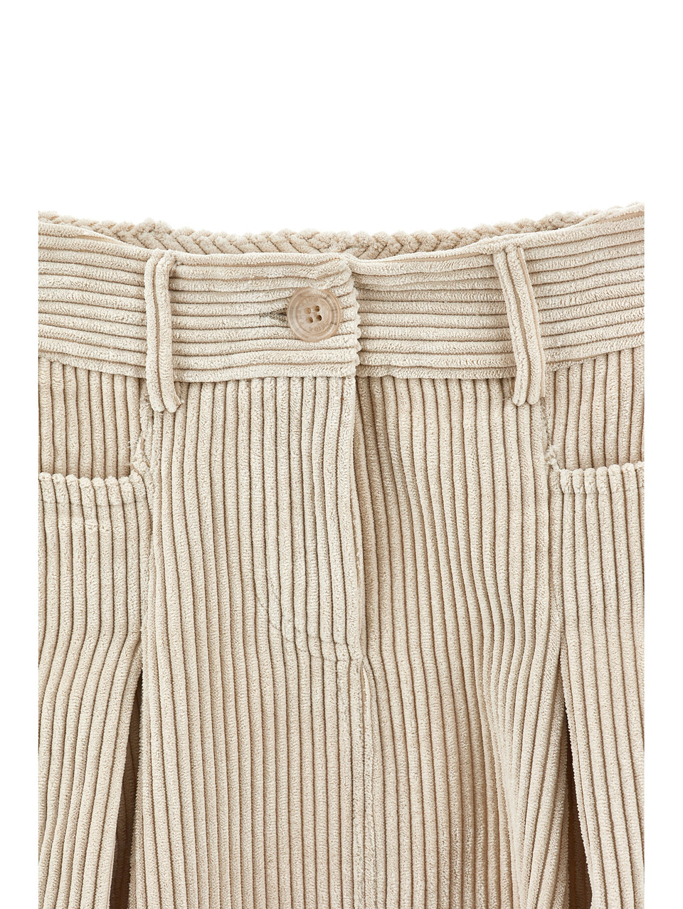 Philosophy Ecru Midi Cord Skirt