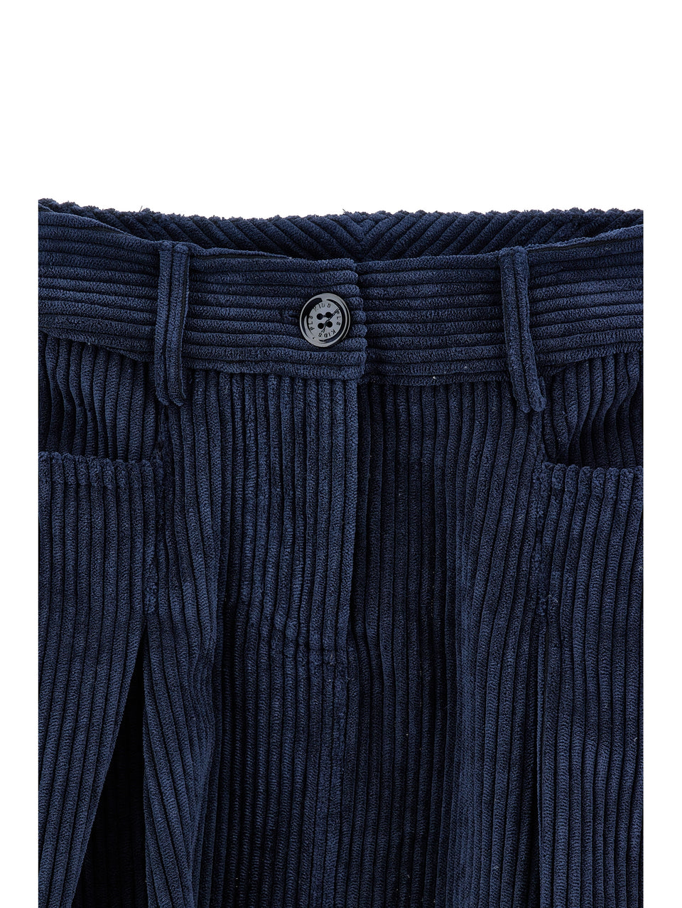 Philosophy Navy Midi Cord Skirt
