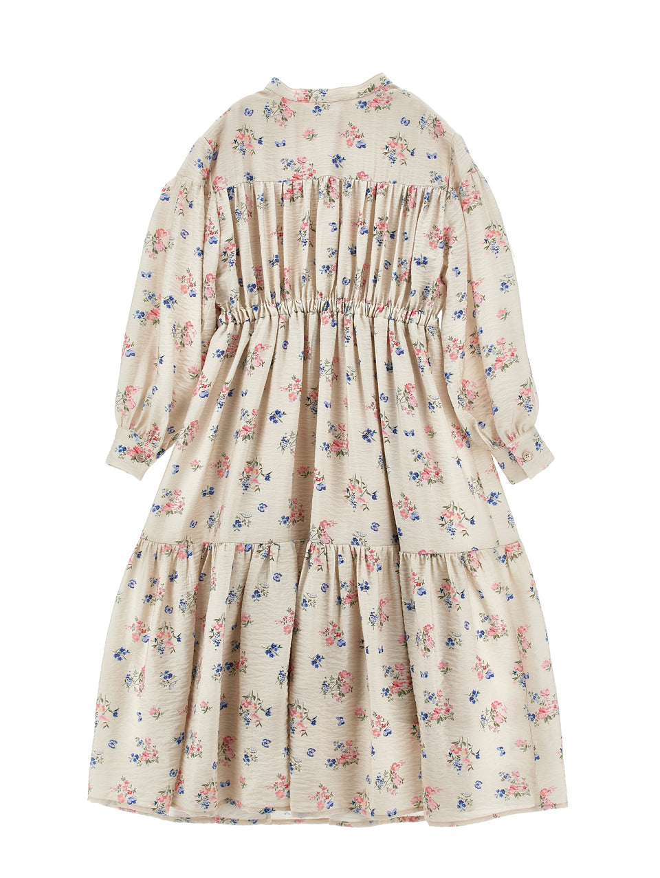 Philosophy Ecru L/S Long Floral Dress