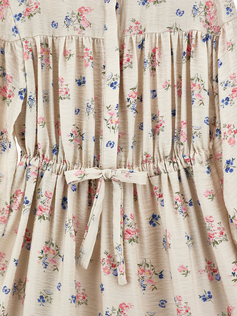 Philosophy Ecru L/S Long Floral Dress