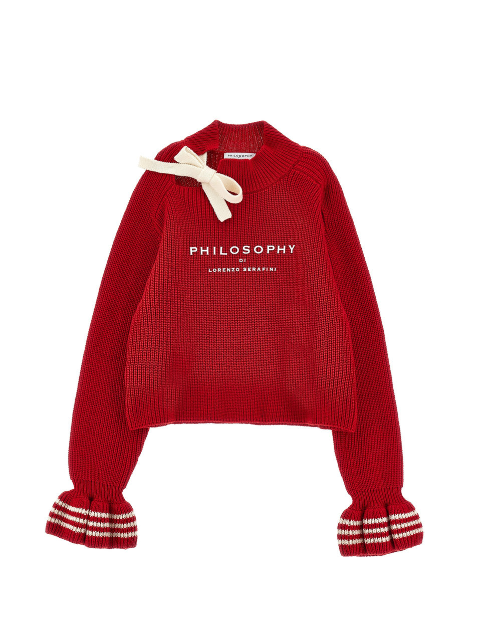 Philosophy Red Sweater w/ Bow