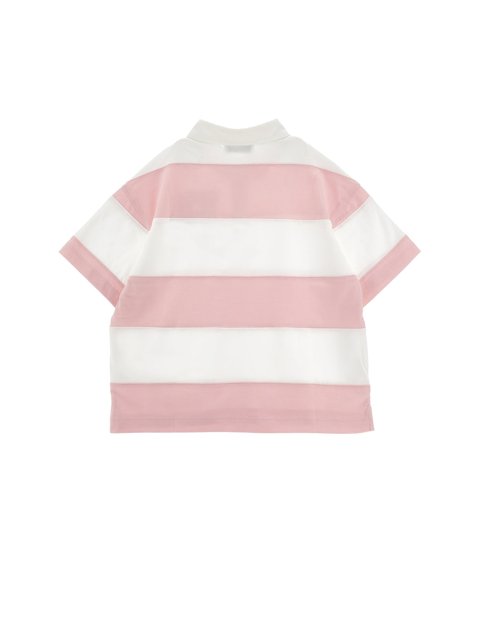 Philosophy White/Pink Stripe Polo