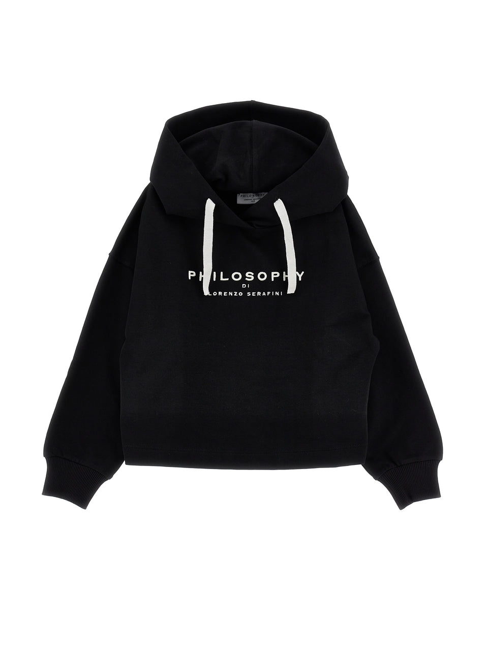 Philosophy Black Logo Hoodie