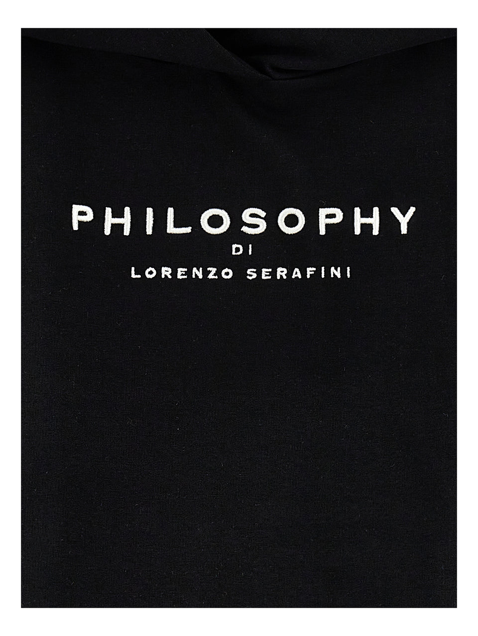 Philosophy Black Logo Hoodie