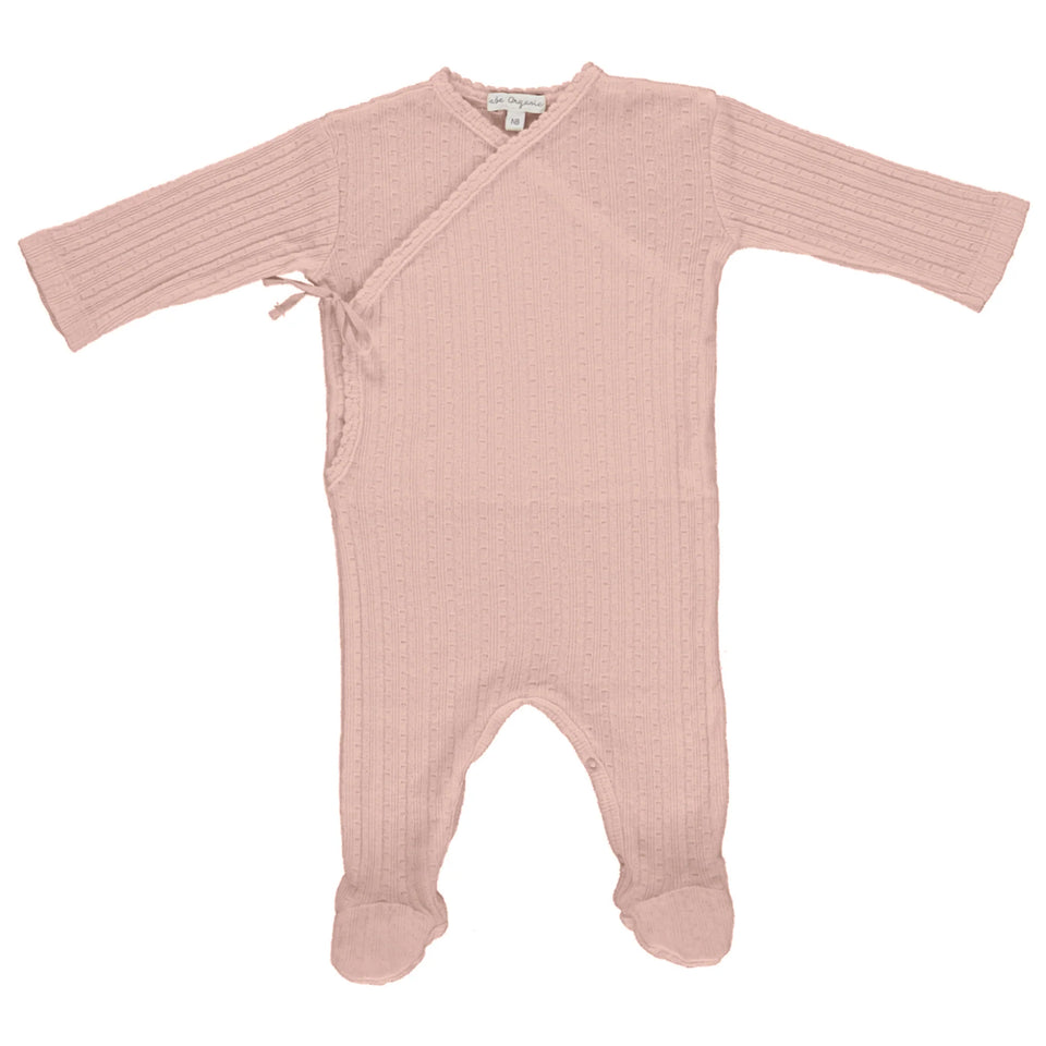 Bebe Organic Blush Pointelle Wrap