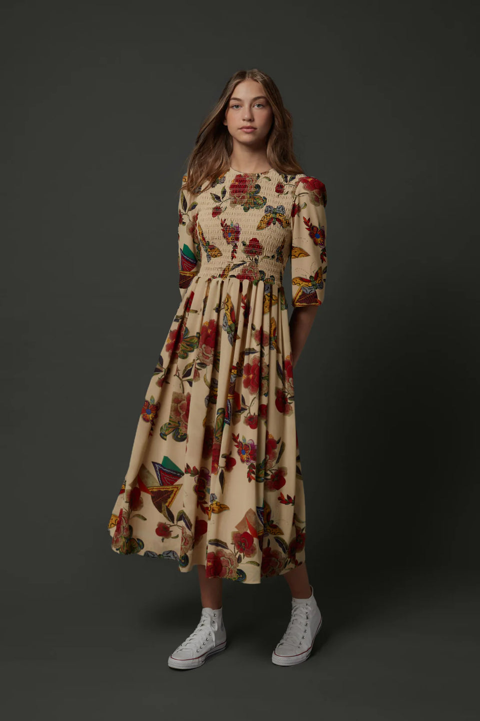Zaikamoya Ava Dress in Flower Print