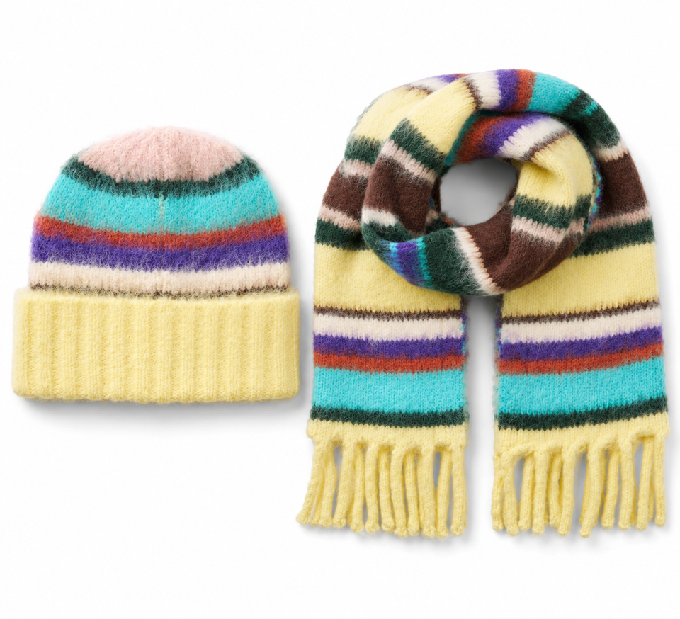 Molo Kara Gemstone Hat/Scarf Set