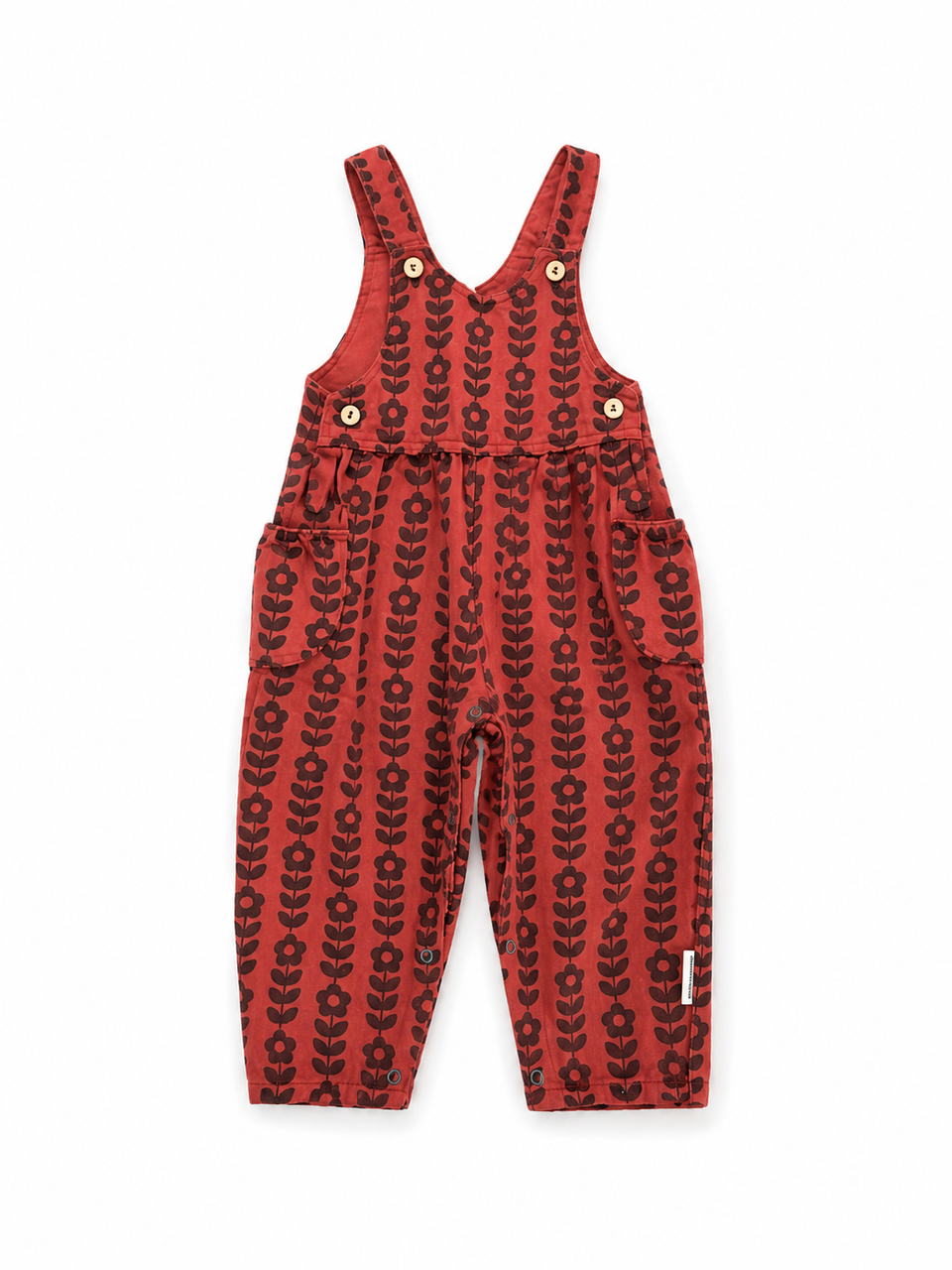 Piupiuchick Bordeaux w/ Black Flowers Overall