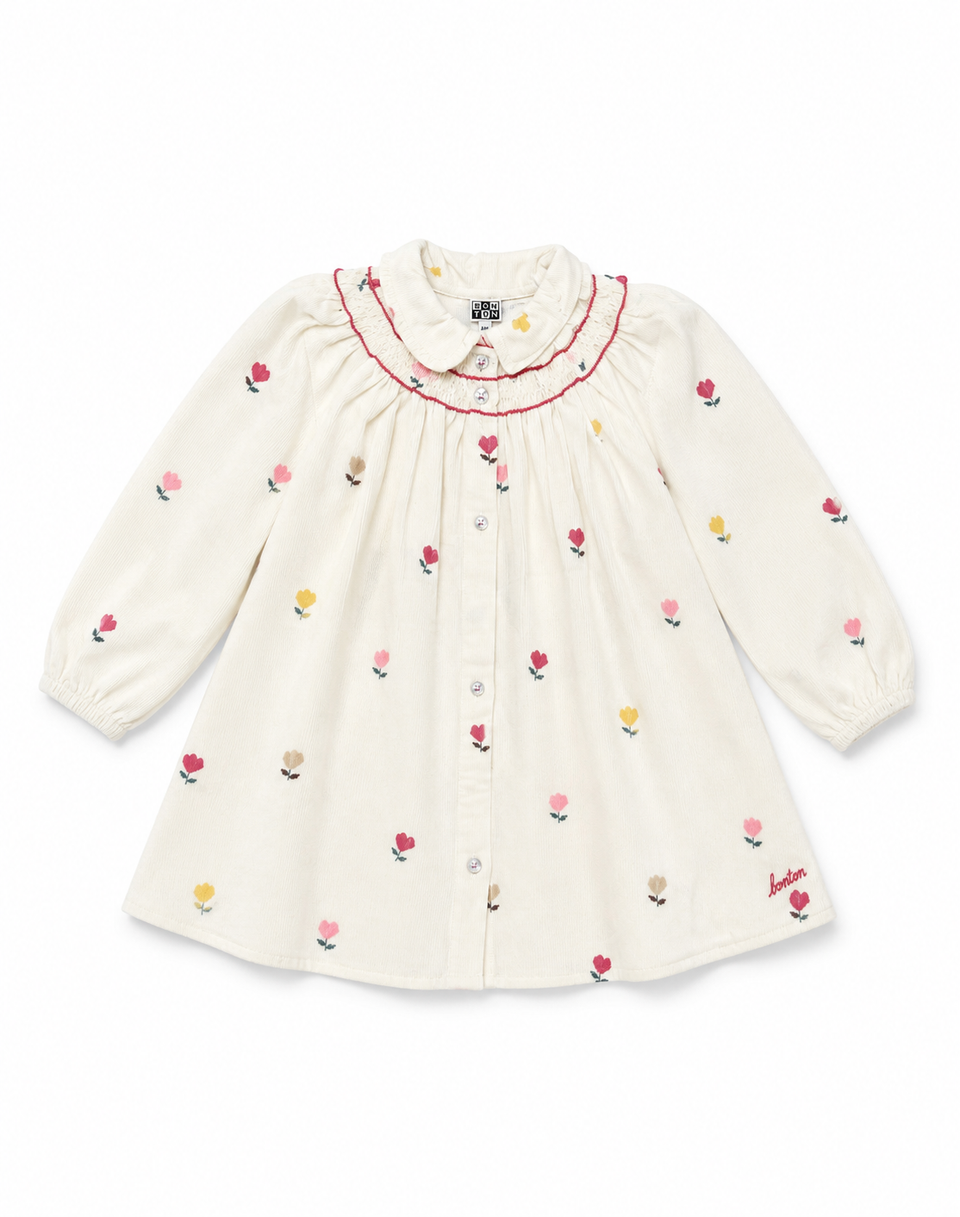 Bonton Coeur Flower Baby Dress