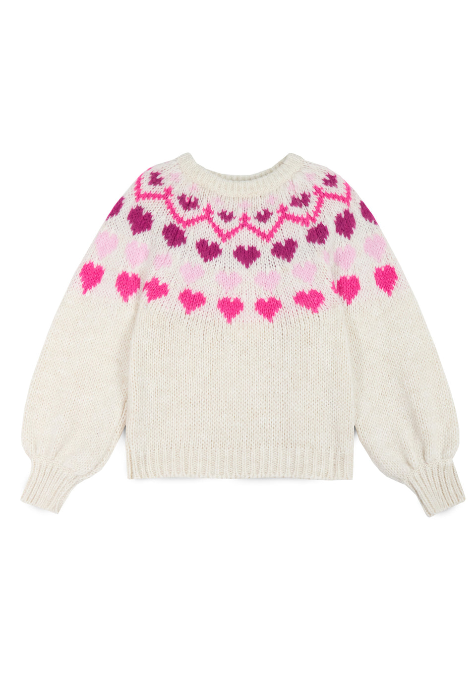 Mipounet Love Nordic Ecru Sweater