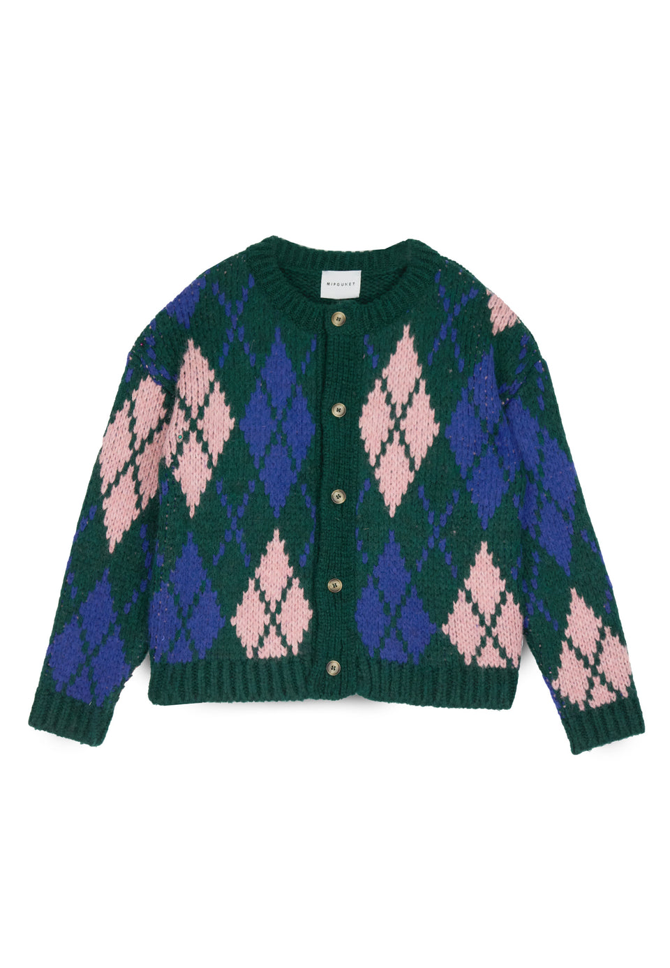 Mipounet Green Dina Cardigan