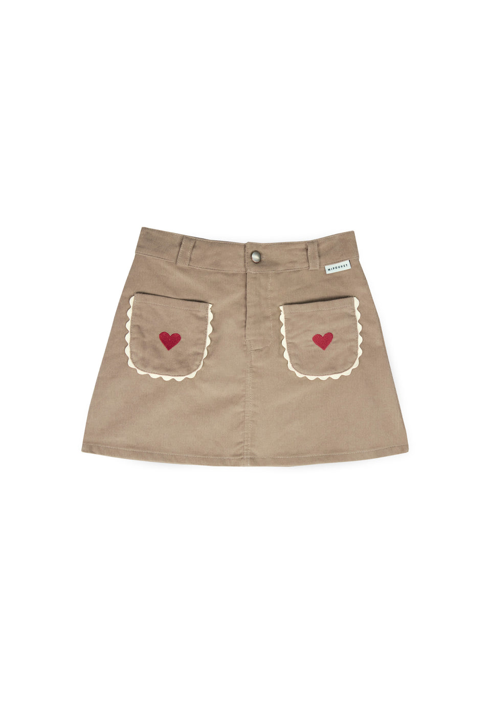 Mipounet Geraldine Corduroy Coconut Skirt