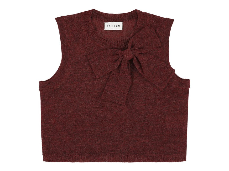 Morley Zahara Bordeaux Wool Vest